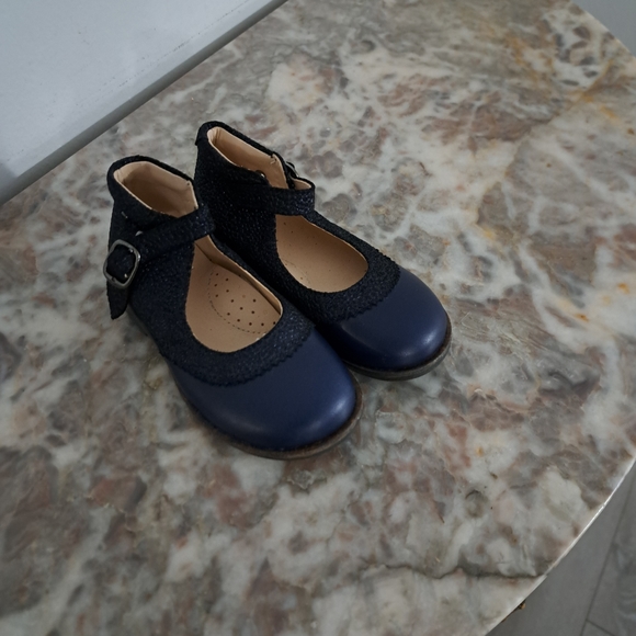 Manuela de Juan Kids Girls Blue Dress Shoes Size 24 (US 8) New Unboxed - Picture 1 of 3